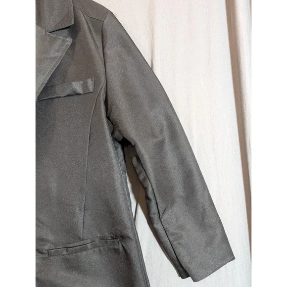 Spirit Halloween Black Lab Coat Costume‎ Jacket Mens Womens Size S - Picture 4 of 13